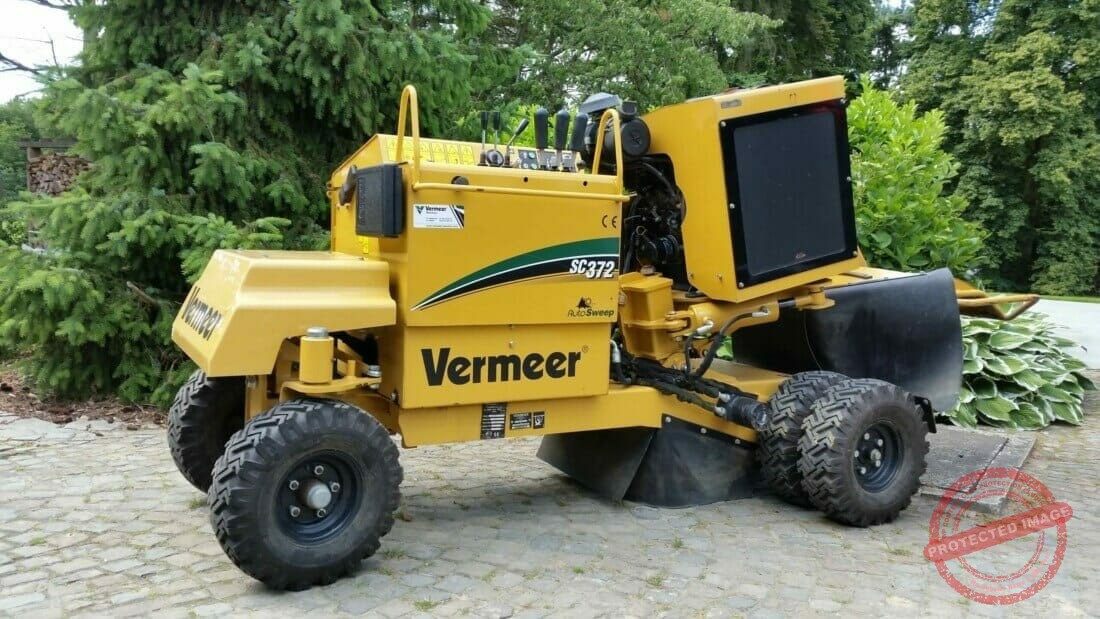 Onze stronkenfrees voor het uitfrezen van stronken of stobben