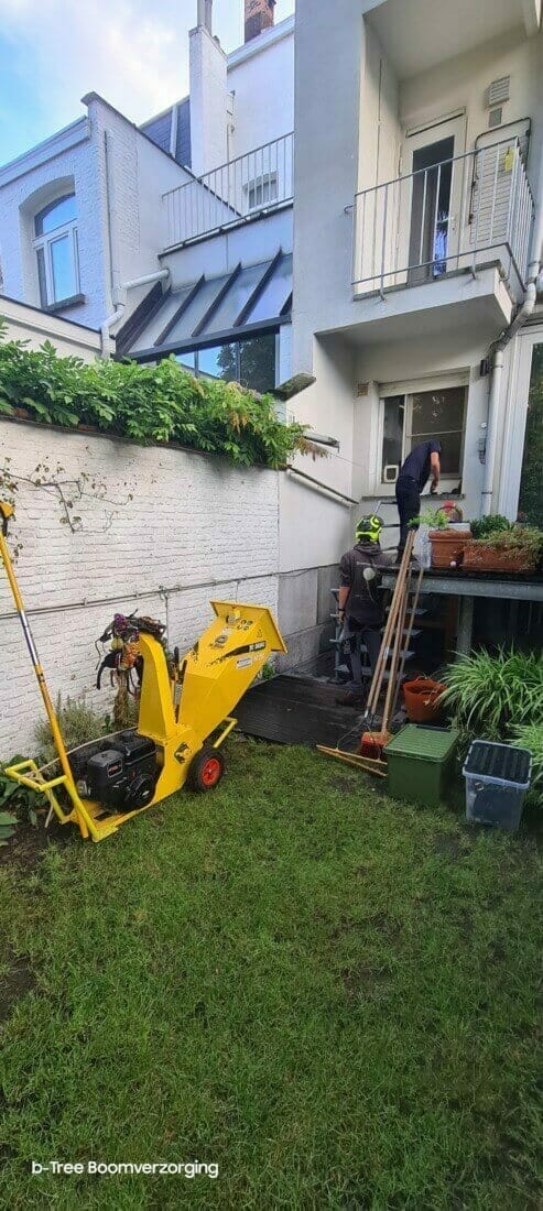 Demonteerbare hakselaar ideaal voor stadstuin